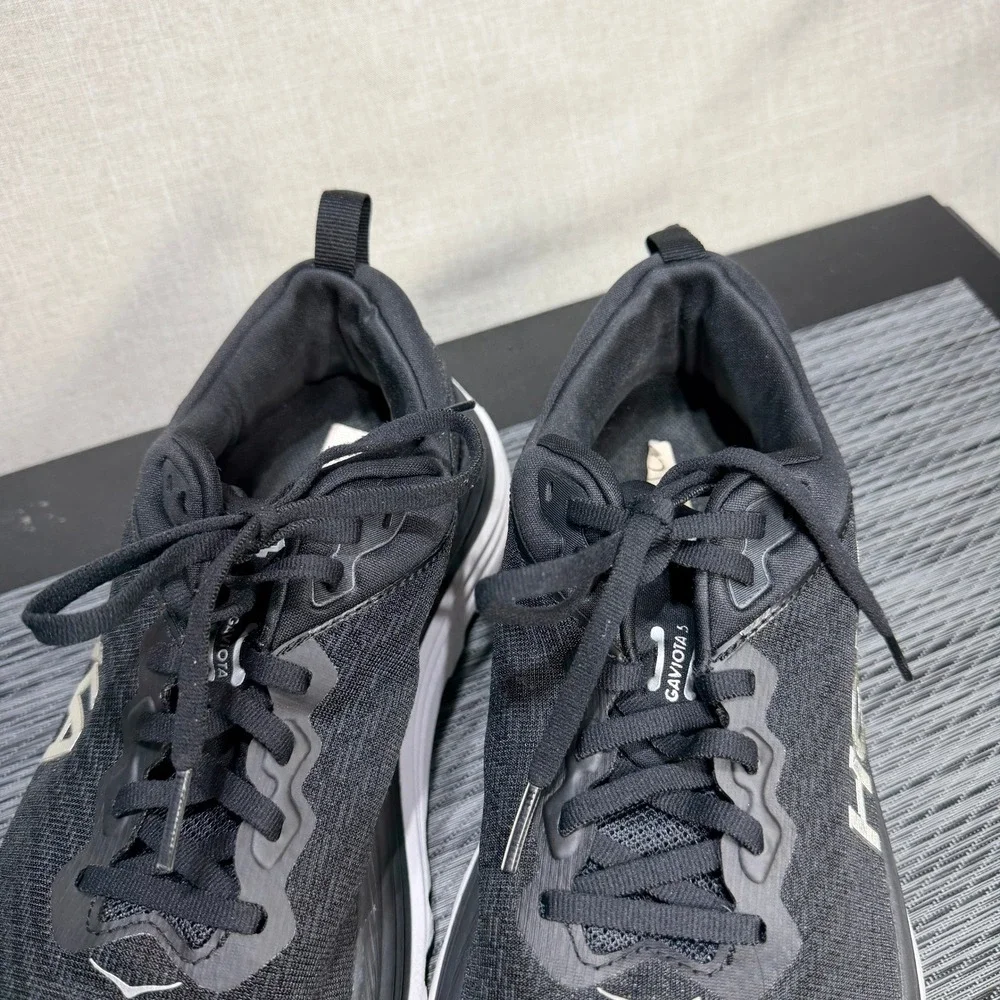 Hoka One Gaviota 5 Shoes - Womens 9.5 - Black Running 1134235 BWHT